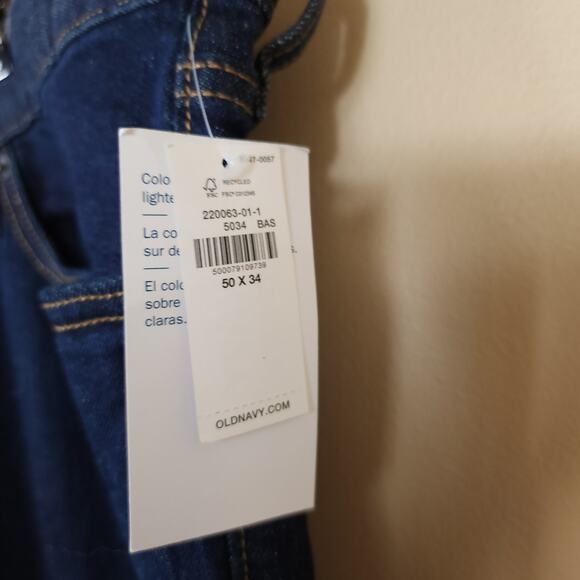 Old Navy Slim Built-In-Flex Jeans For Men Size 50x34 - Picture 5 of 11